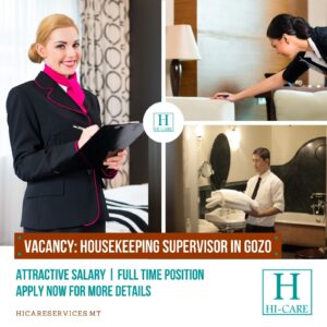 Housekeeping Supervisor in Gozo