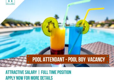 Pool Attendant – Pool Boy job in Malta