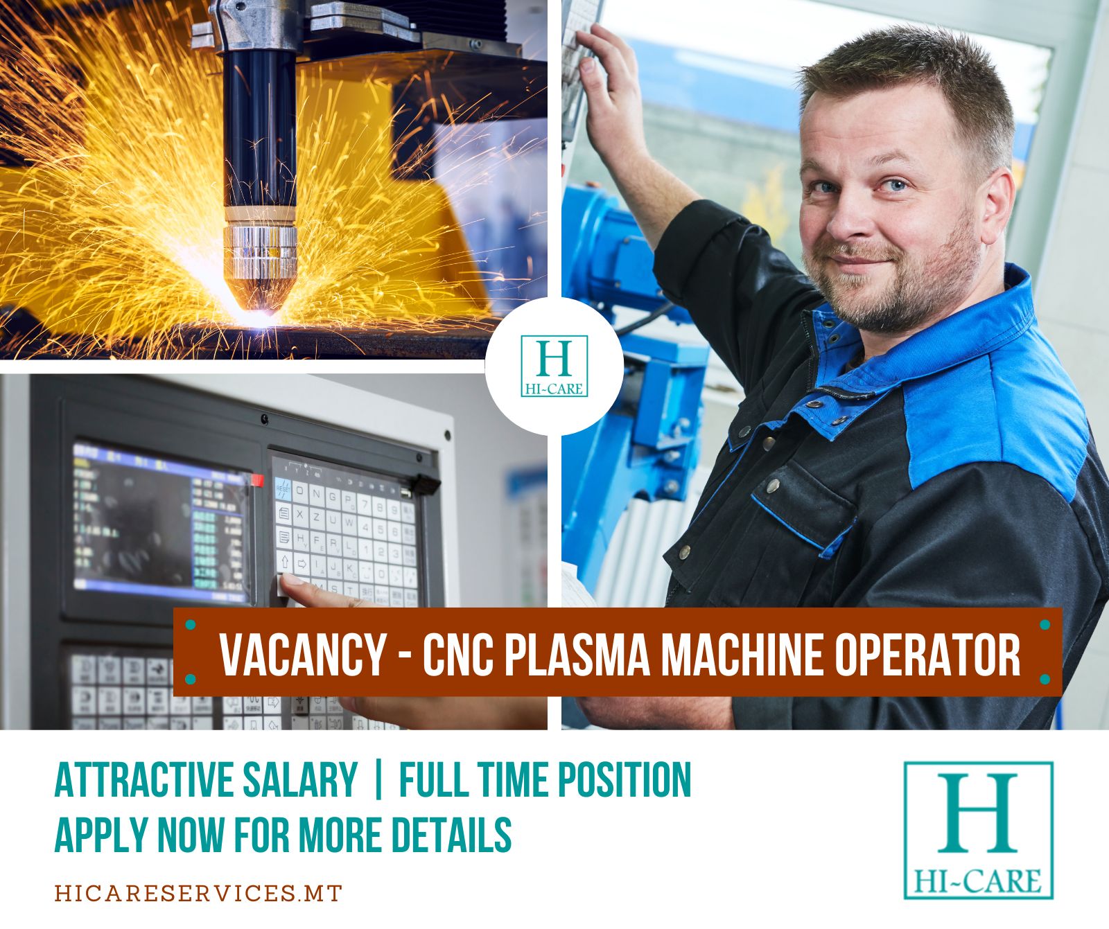 CNC Plasma Machine Operator HiCare Services Right Candidate At The