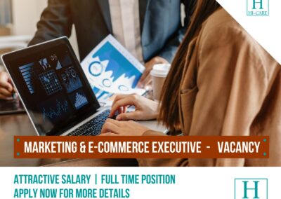 Marketing and E-Commerce Executive vacancy