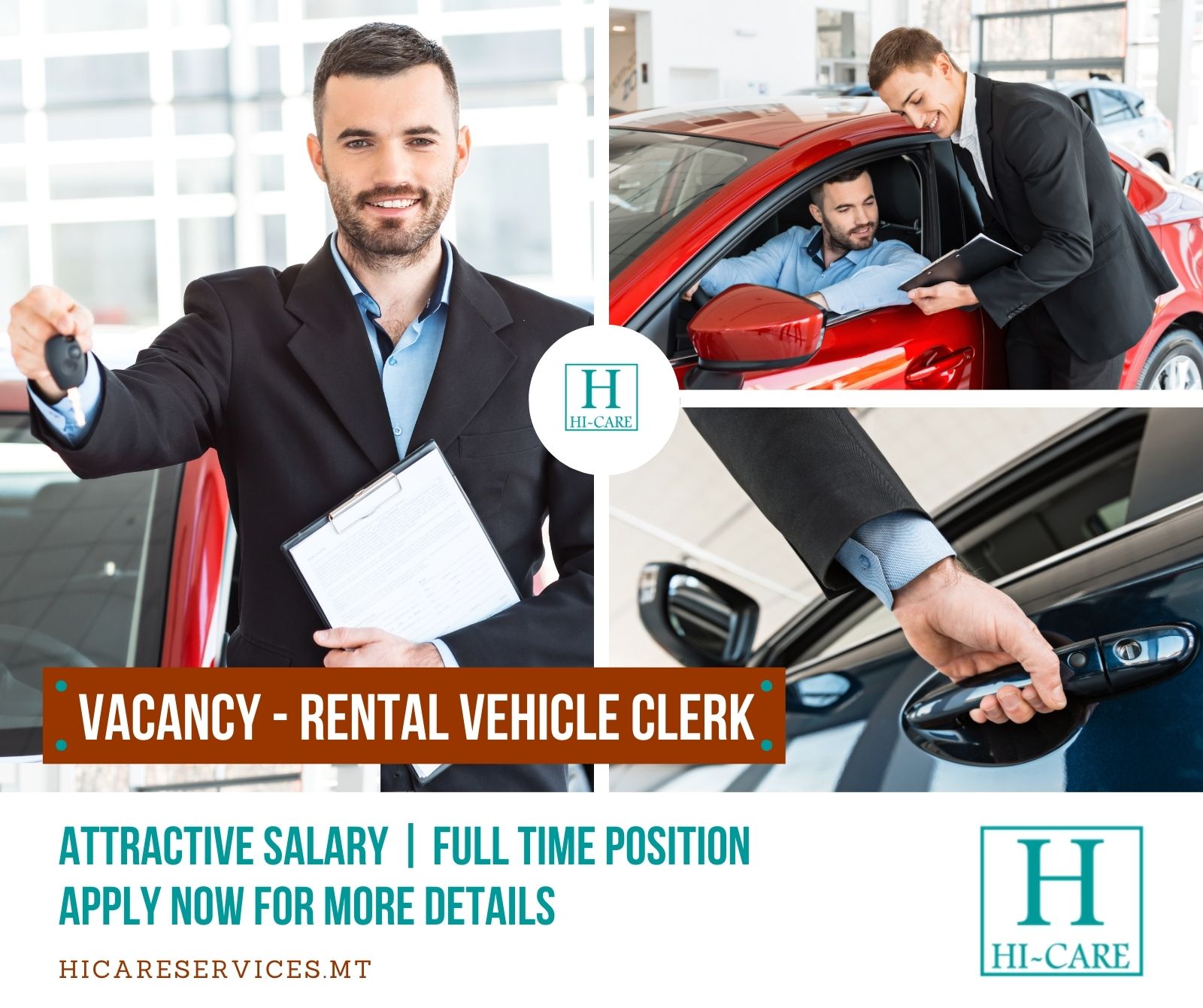 Rental Vehicle Clerk job in Malta