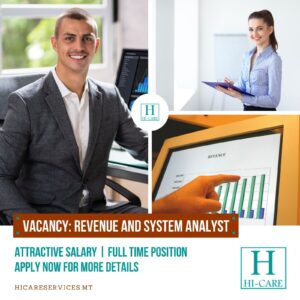 Revenue and System Analyst needed in Malta