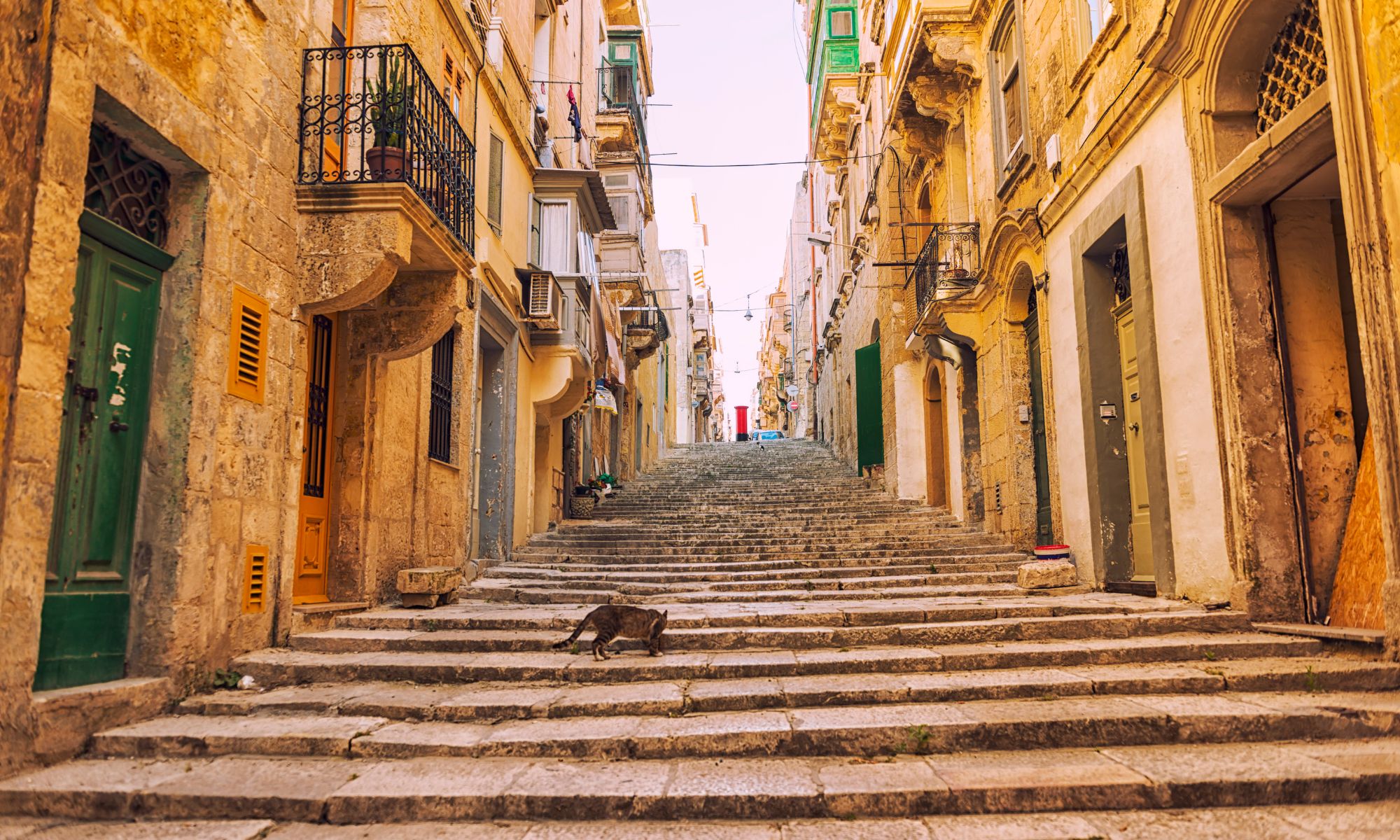 Valletta stairs