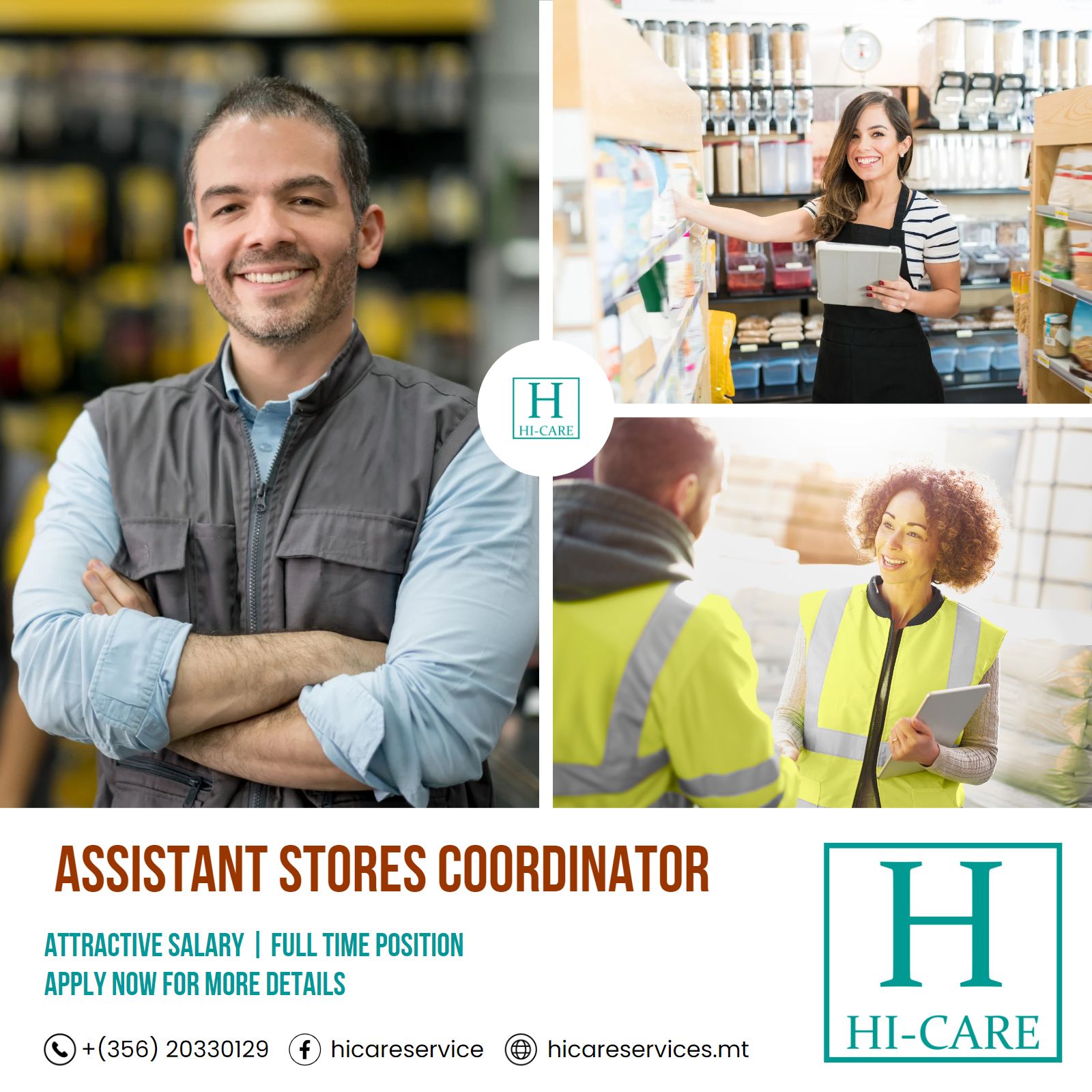 Assistant Stores Coordinator JOB In Malta Hi Care Services Right   Assistant Stores Coordinator 