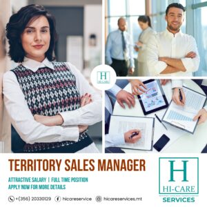 Territory Sales Manager Job in Malta