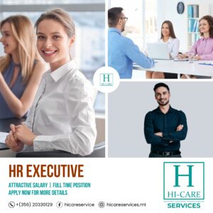 HR Executive – training and development