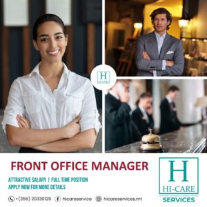 FRONT OFFICE MANAGER