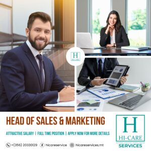 Head of Sales and Marketing